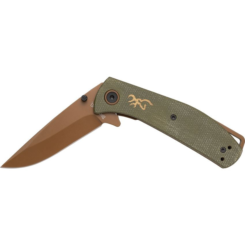 BR0516B Browning Small Trailside Linerlock Pocket Knife
