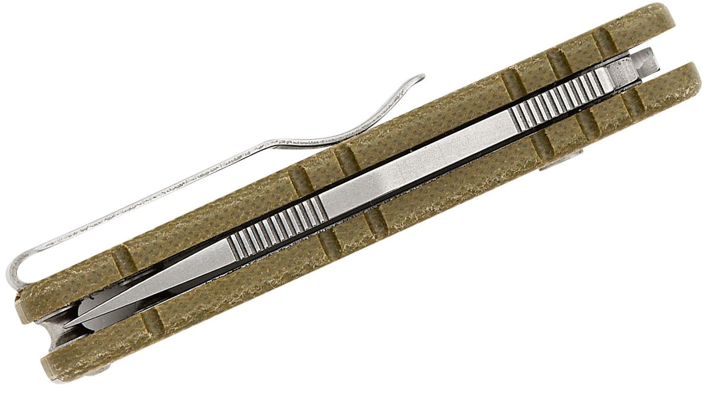 Fox | BlackFox | Nu-Bowie Button Lock | Folding Knife | BF-758 MI
