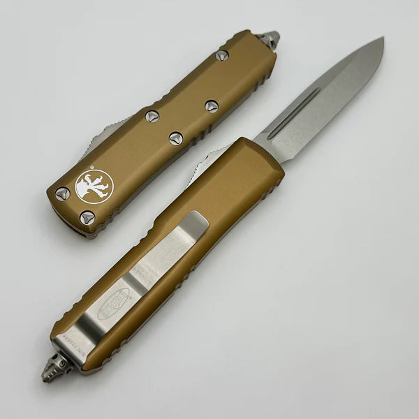 Microtech UTX-85 Single Edge Partial Serrated Apocalyptic & OD Green 231-11APOD