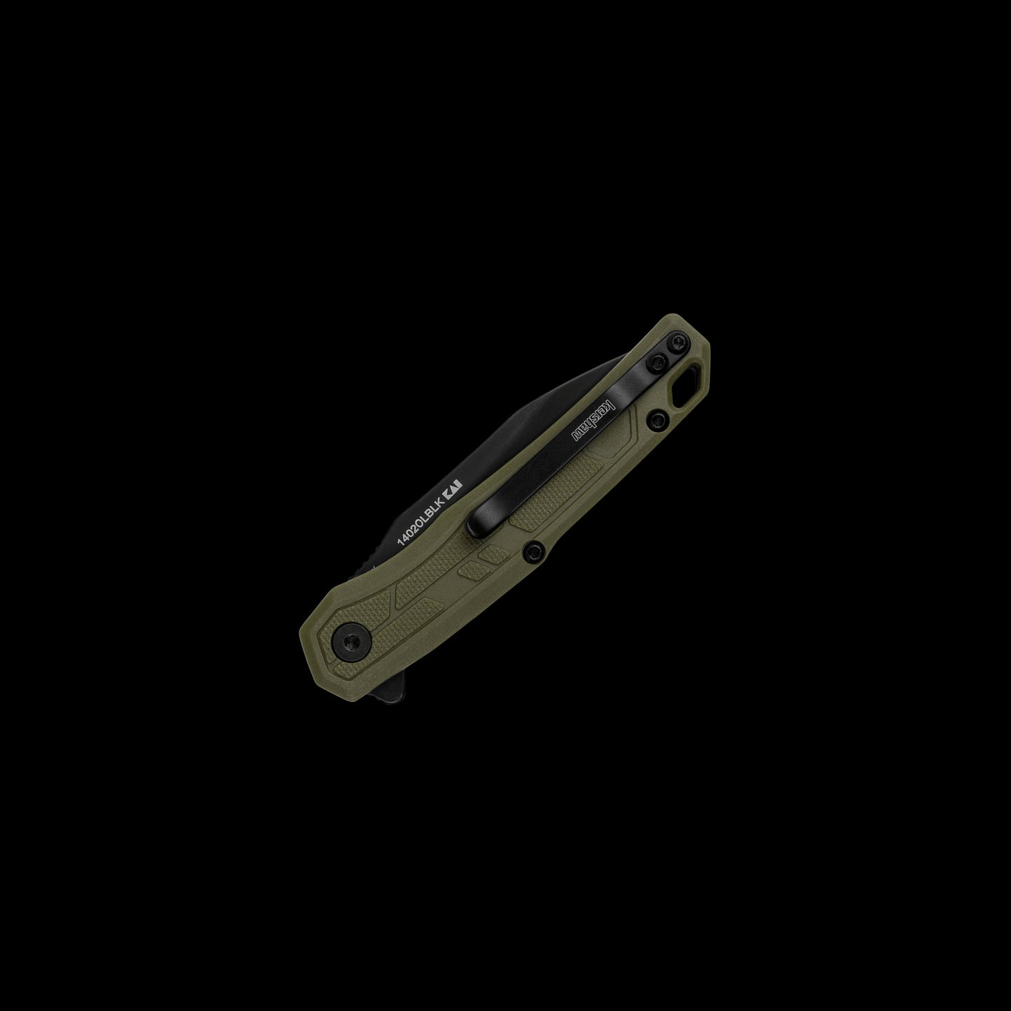 Kershaw Appa Olive Black 1402OLBLK Assisted Folding Knife 2.75″