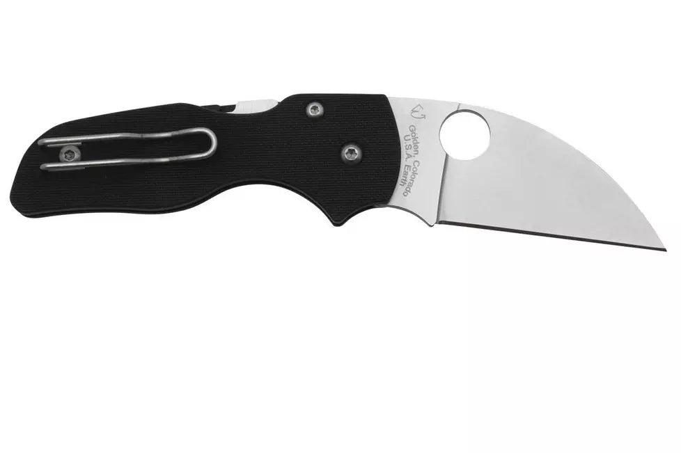 Spyderco Lil' Native Compression Lock Knife Black G-10 (2.5" Satin) C230GPWC