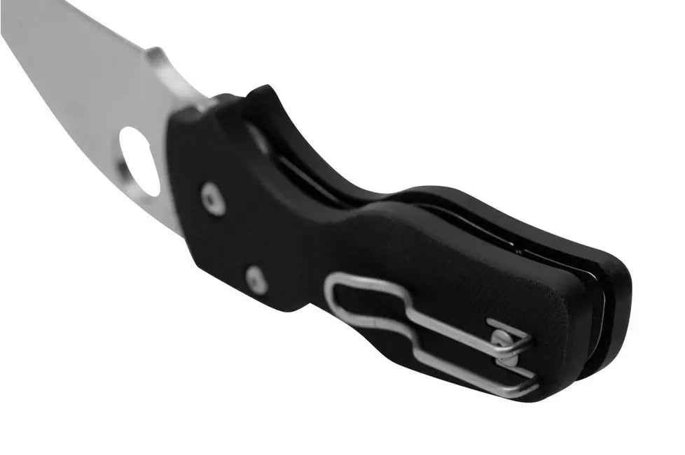 Spyderco Lil' Native Compression Lock Knife Black G-10 (2.5" Satin) C230GPWC