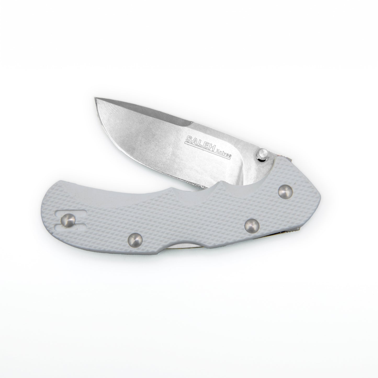 SALEH KNIVES | KNIFE | FOLDING | WHITE-STONEWASH | M390 | TAM-1705 WSW