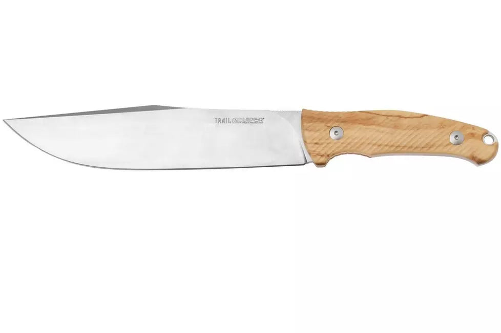 Viper Trail VT4068UL Satin N690, Olive Wood, fixed knife, Jens Ansø design