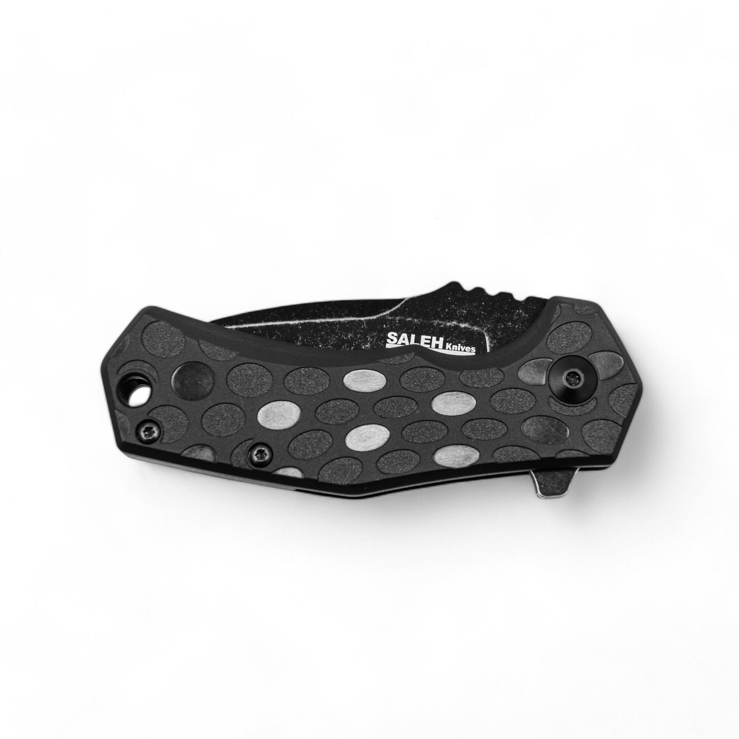 SALEH KNIVES | KNIFE | FOLDING | ALL BLACK| TAM-546 BSWB