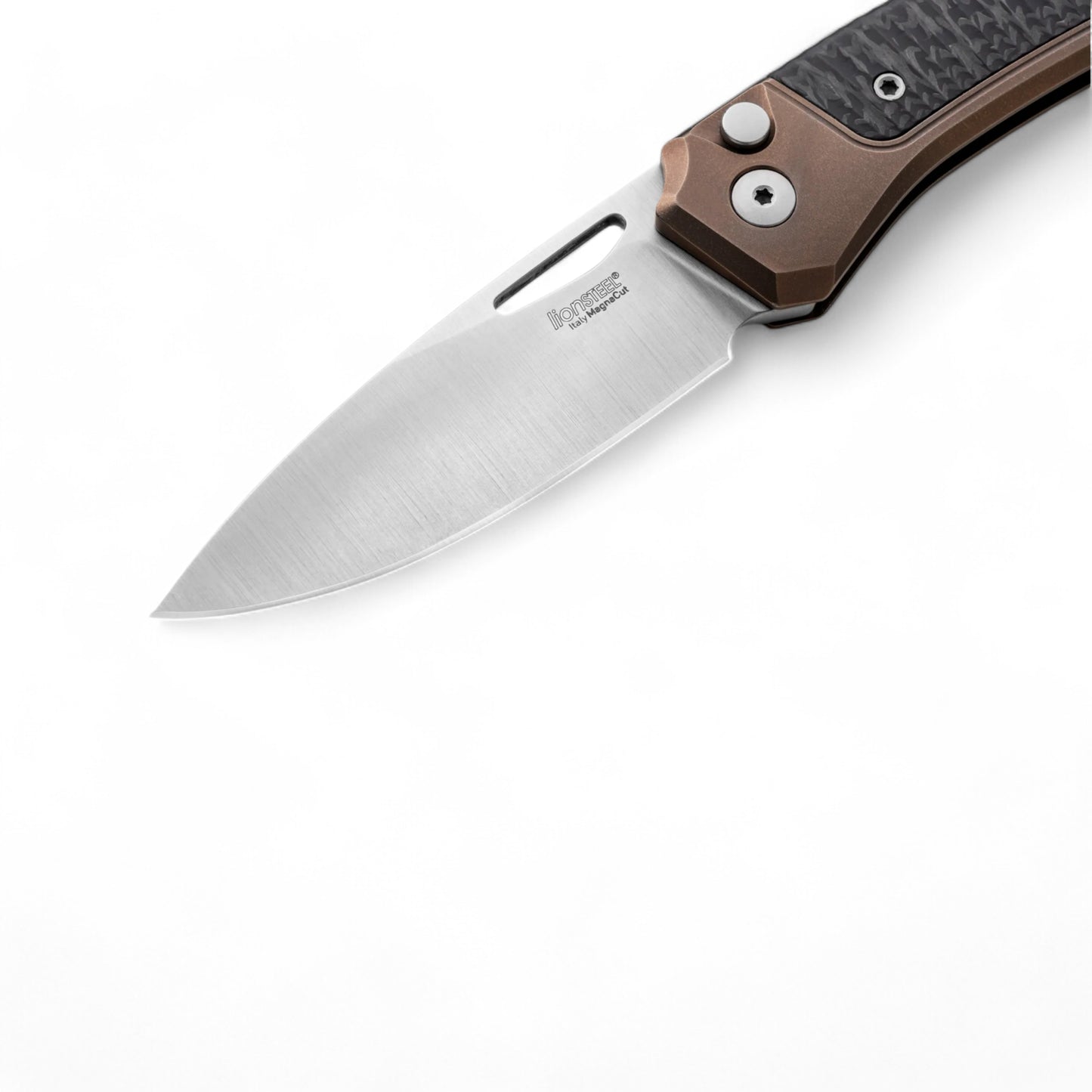 LIONSTEEL | Twain - Bronze titanium | Carbon fiber | TW BR CF
