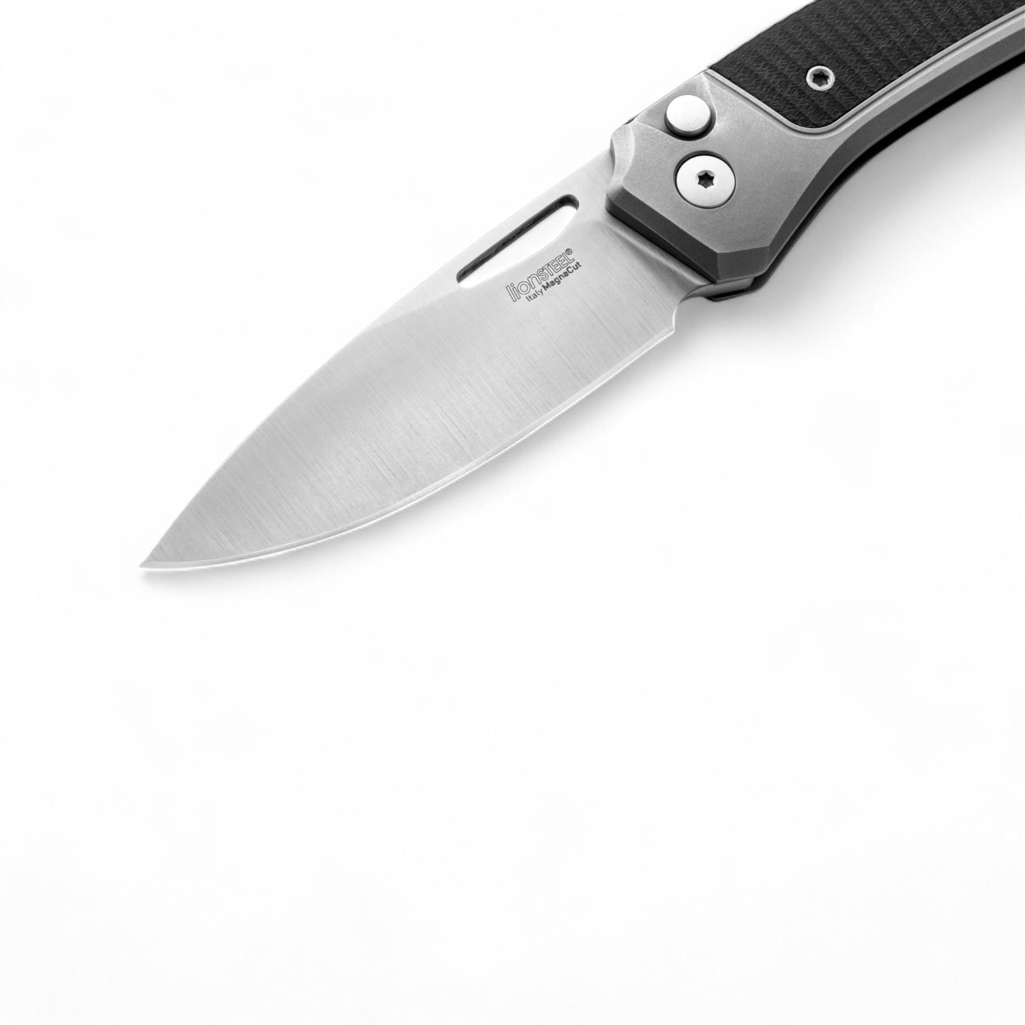 LIONSTEEL | Twain - Gray titanium | Black G10 | TW GY GBK