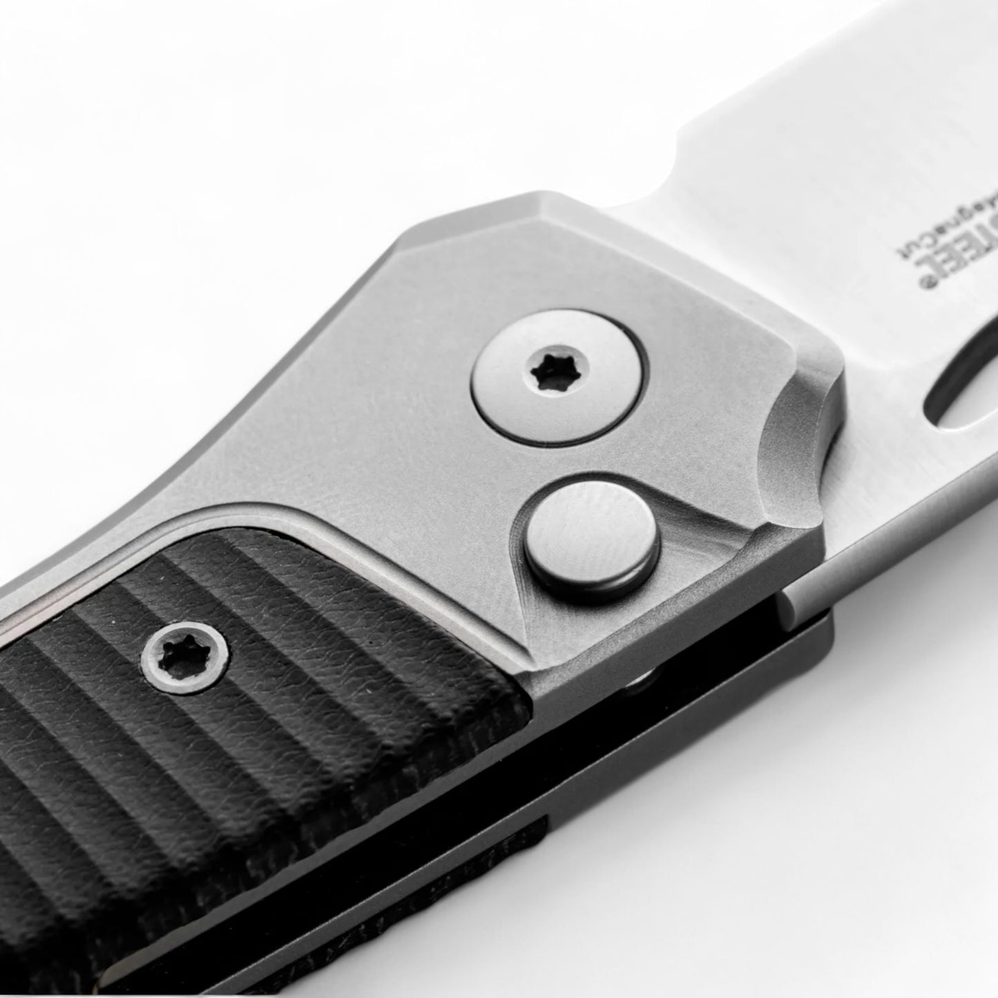 LIONSTEEL | Twain - Gray titanium | Black G10 | TW GY GBK