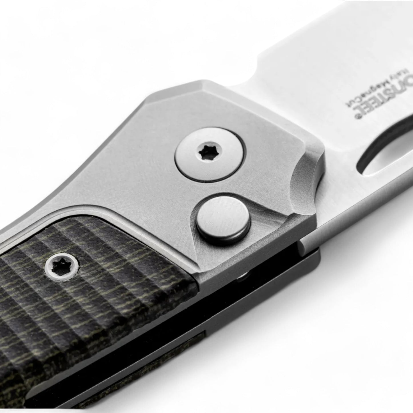 LIONSTEEL | Twain - Gray titanium | Green canvas | TW GY CVG