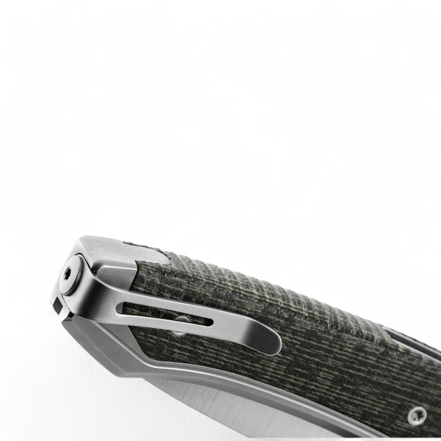 LIONSTEEL | Twain - Gray titanium | Green canvas | TW GY CVG