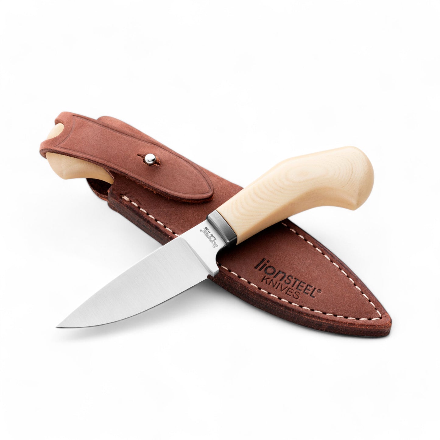 LIONSTEEL | Willy - White micarta | WL1 MW