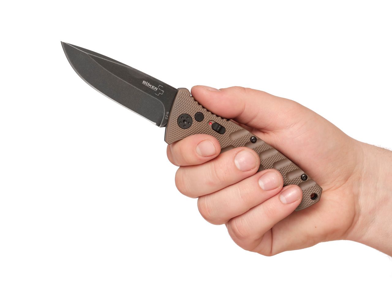 BOKER | PLUS | Strike Droppoint Coyote | 01BO424