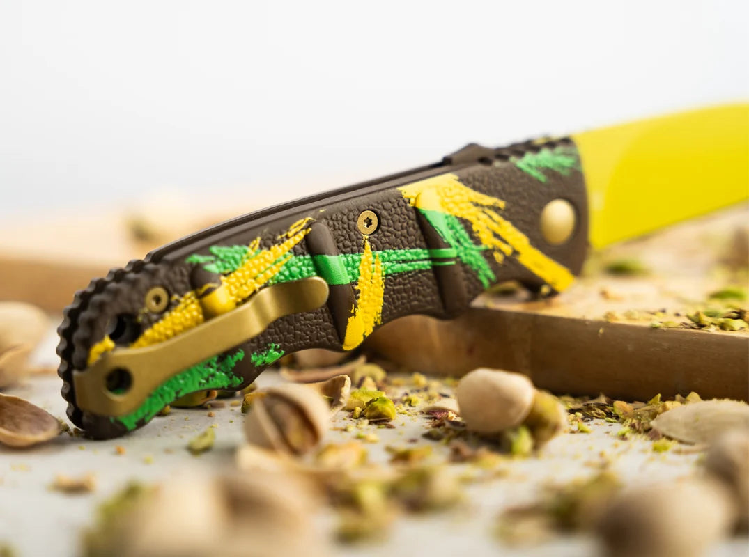 Boker Plus AKS-74 Dubai Chocolate Automatic Knife D2 (01KALS153)