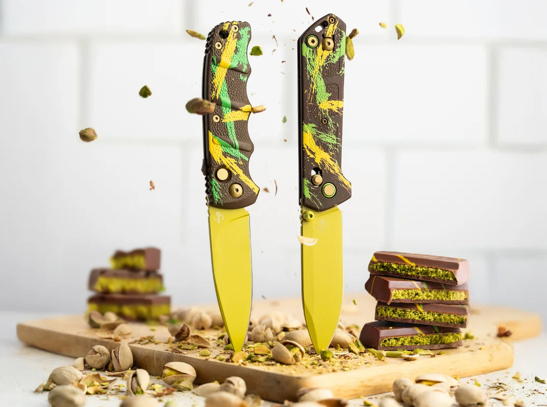 Boker Plus AKS-74 Dubai Chocolate Automatic Knife D2 (01KALS153)