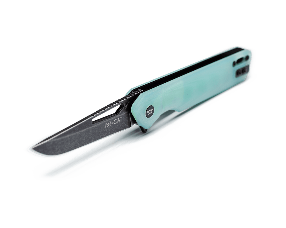 Buck 239 Infusion Jade G10 – 3.25" Black 7Cr Assisted Liner Lock 0239GRS1-B