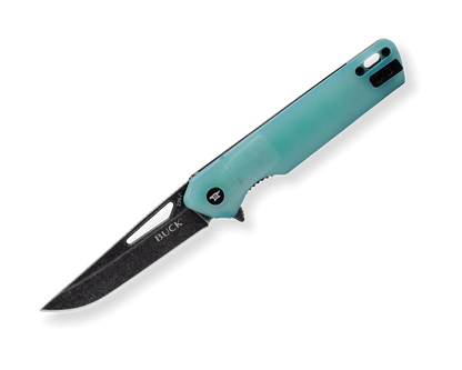 Buck 239 Infusion Jade G10 – 3.25" Black 7Cr Assisted Liner Lock 0239GRS1-B