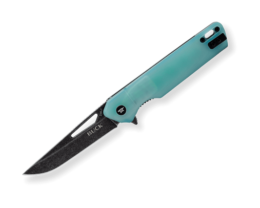 Buck 239 Infusion Jade G10 – 3.25" Black 7Cr Assisted Liner Lock 0239GRS1-B