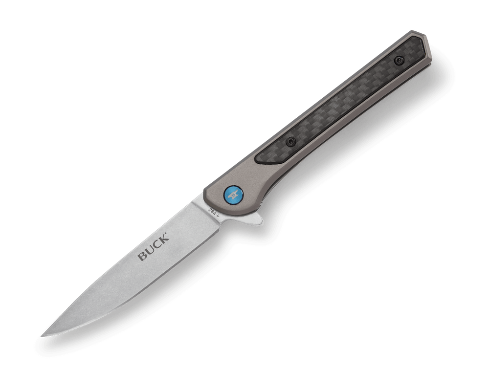 Buck Knives 264 Cavalier Flipper 3.6" 7Cr Framelock 0264GYS-B