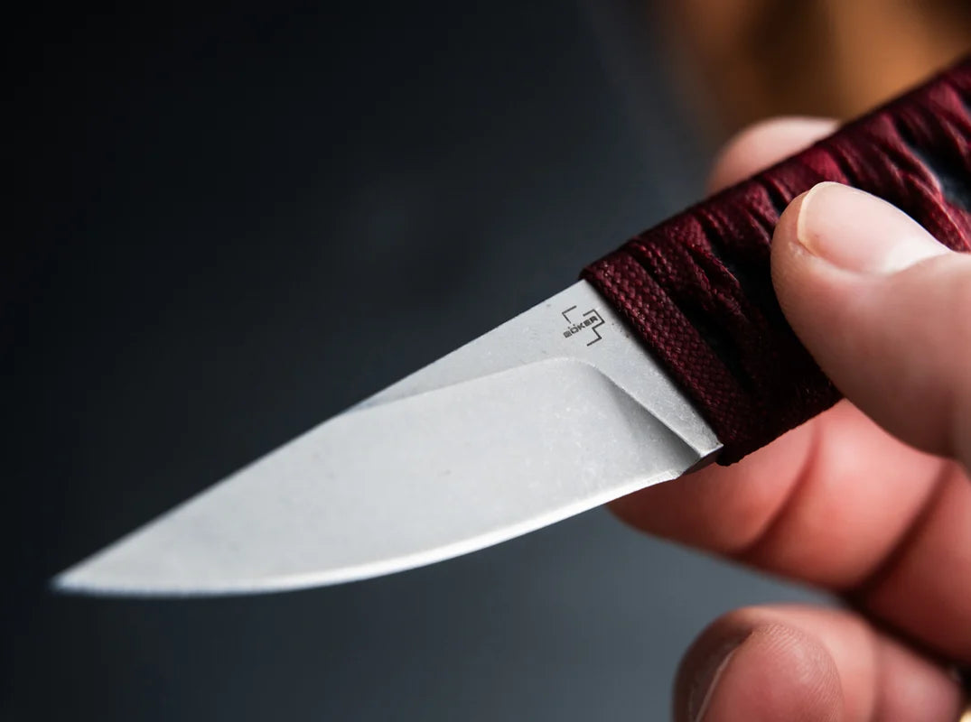 Boker Plus Kissaki Fixed Blade Knife 440C Full Tang(02BP0026)