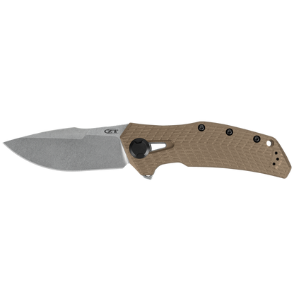 Zero Tolerance 0308 Flipper Knife Coyote G10 (3.75" Stonewash) ZT