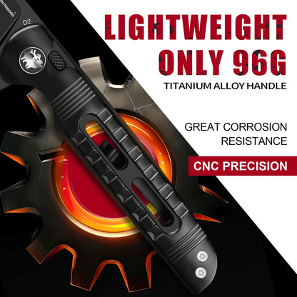DARK MASTER | BUTTON LOCK | D2 | BLACK TITANIUM | ZD-112A