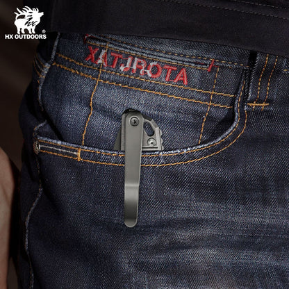 ROCK ONYX | BUTTON LOCK | D2 | BLACK G10 | ZD-104B-S
