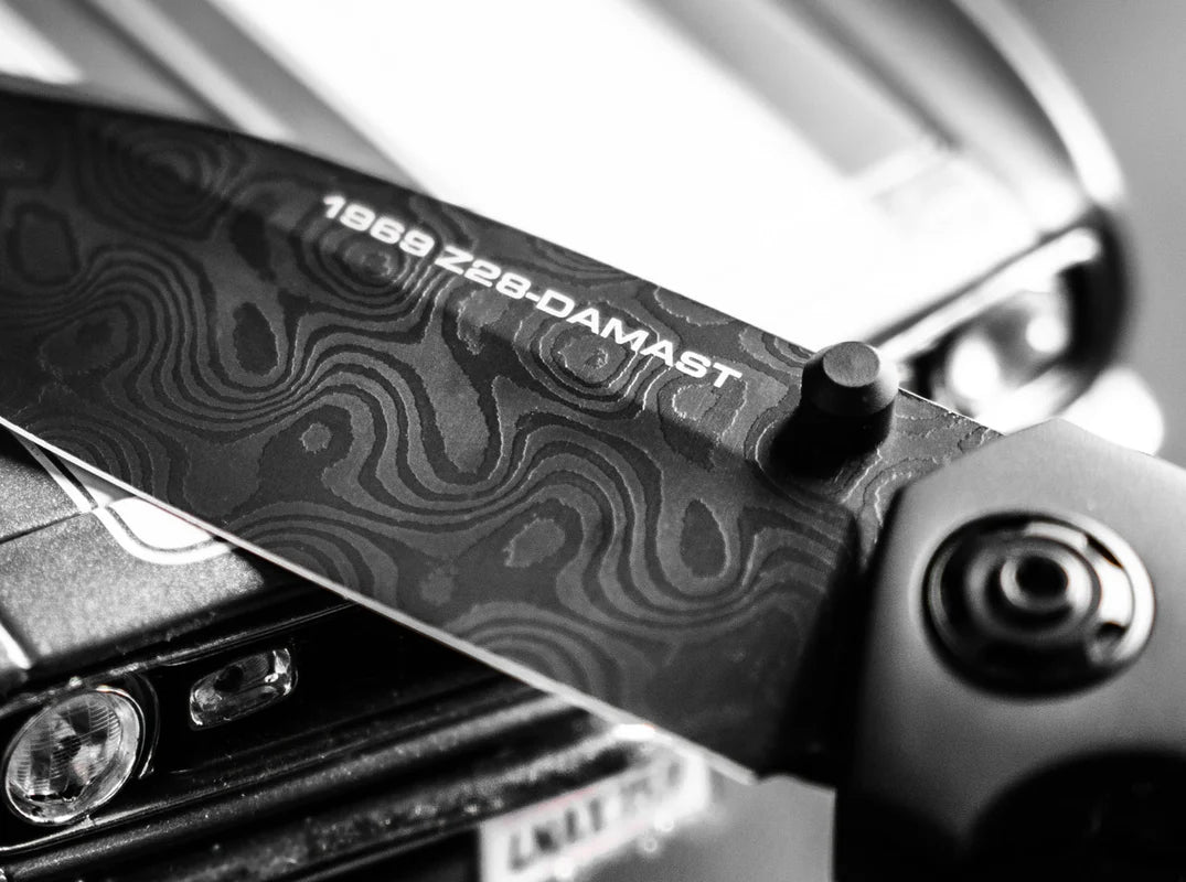 Boker 1969 Z28 Damascus Shadow Folding Knife (111110DAM)