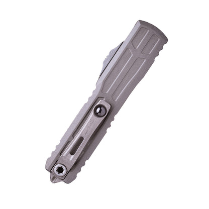 Microtech Gear  ULTRATECH® GEN III EX-ZBP APOCALYPTIC® BAYONET SIGNATURE SERIES NATURAL CLEAR (1120EX-10APNCS)