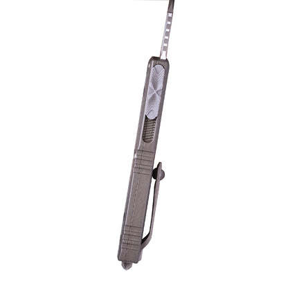 Microtech Gear  ULTRATECH® GEN III EX-ZBP APOCALYPTIC® BAYONET SIGNATURE SERIES NATURAL CLEAR (1120EX-10APNCS)