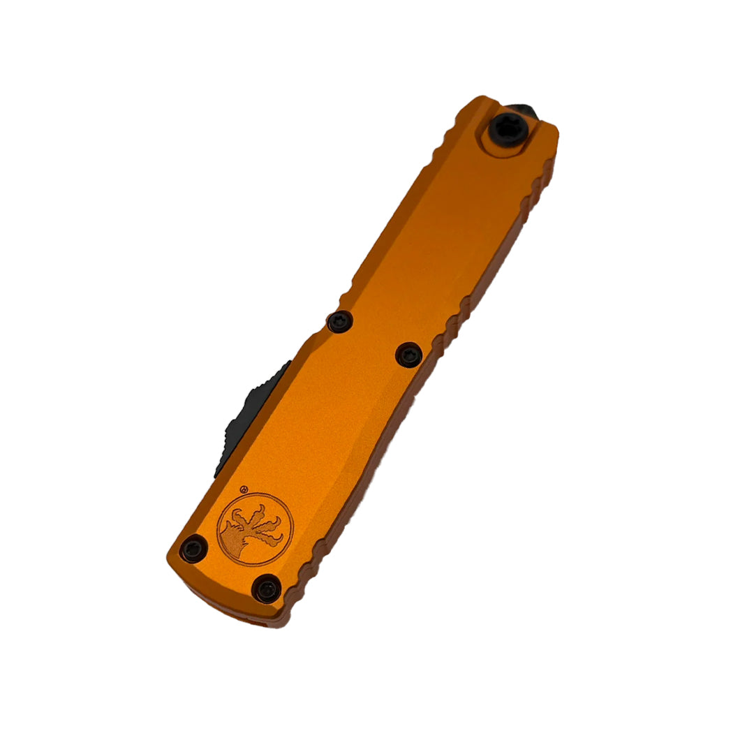 Microtech Ultratech Gen IV D/E Tactical Full Serrated w/ Orange Handle 11224-3OR