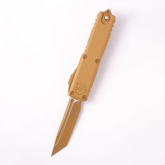 Microtech UTX-85 Gen IV T/E OTF Knife Cerakote RAL 8000 M390MK (12334-1CRA)