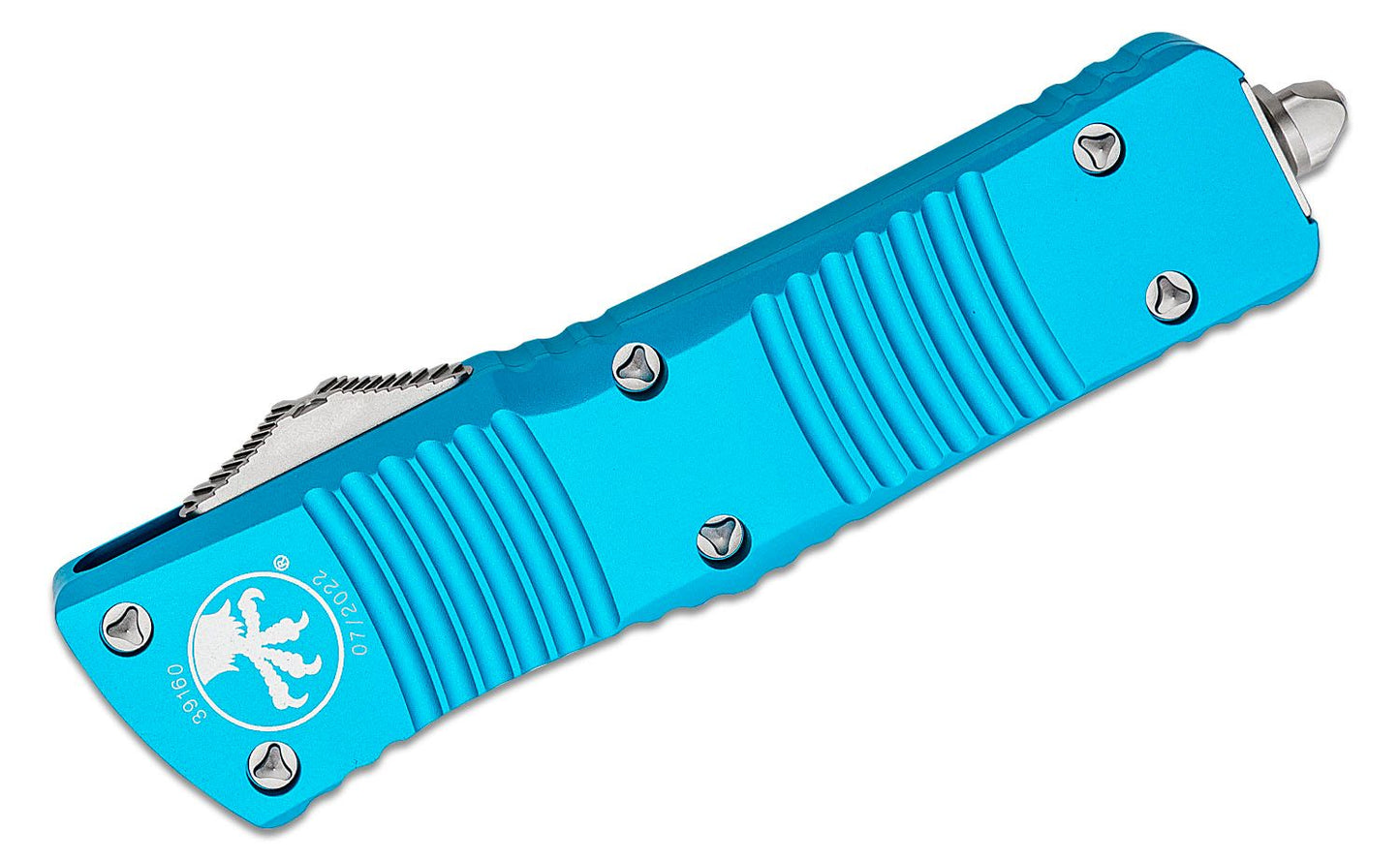 Microtech Combat Troodon AUTO OTF Knife Turquoise