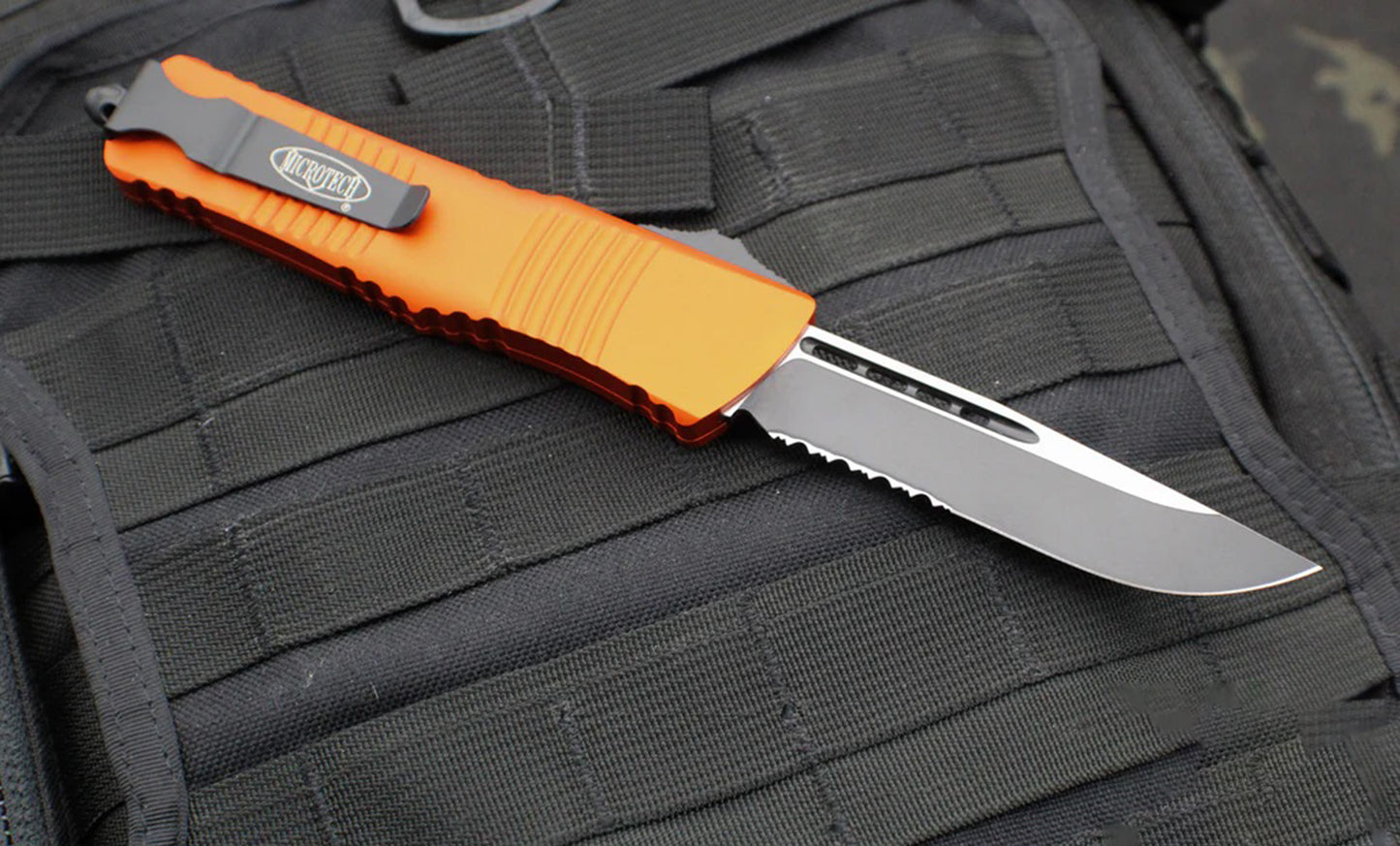 Microtech Combat Troodon OTF Knife Orange