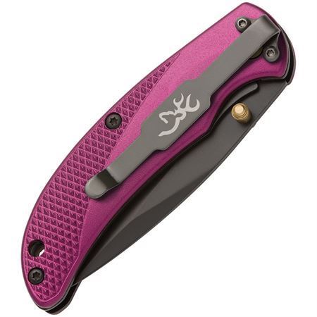 BR0343 Browning Prism 3 Linerlock Pocket Knife Purple