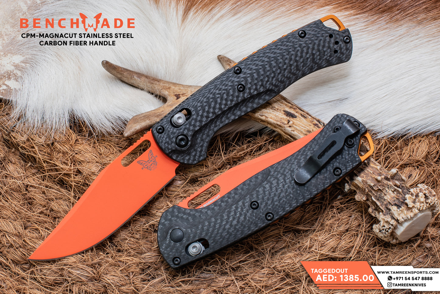 Benchmade Hunt Taggedout AXIS Folding Knife