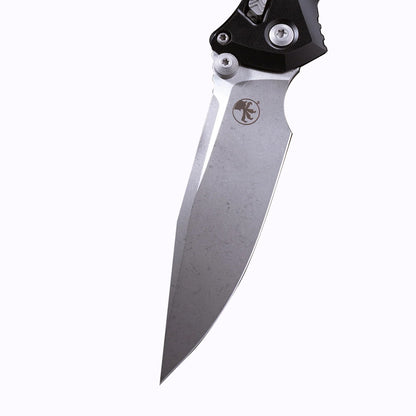Microtech Gear  Socom® RAM-LOK™ S/E Apocalyptic® Standard Frag Aluminum Black (160RL-10APFR)