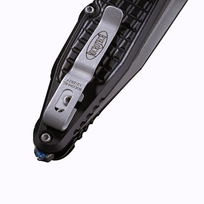 Microtech Gear  Socom® RAM-LOK™ S/E Apocalyptic® Standard Frag Aluminum Black (160RL-10APFR)
