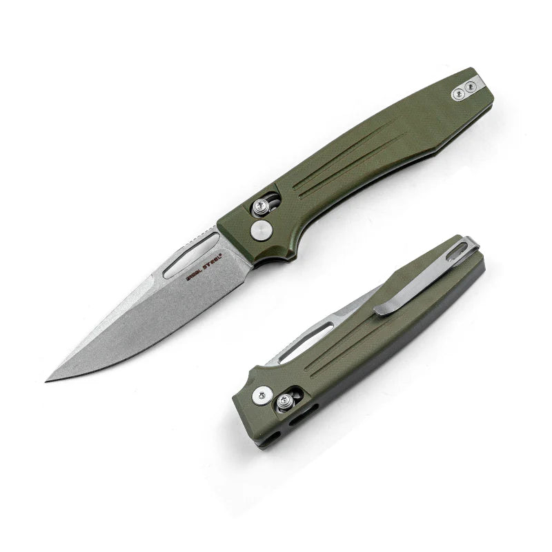 VENA | One-piece Handle | Crossbar Lock Variant: Green G10  Green G10 vena 1  Black G10 vena 8 SKU: 7191SG