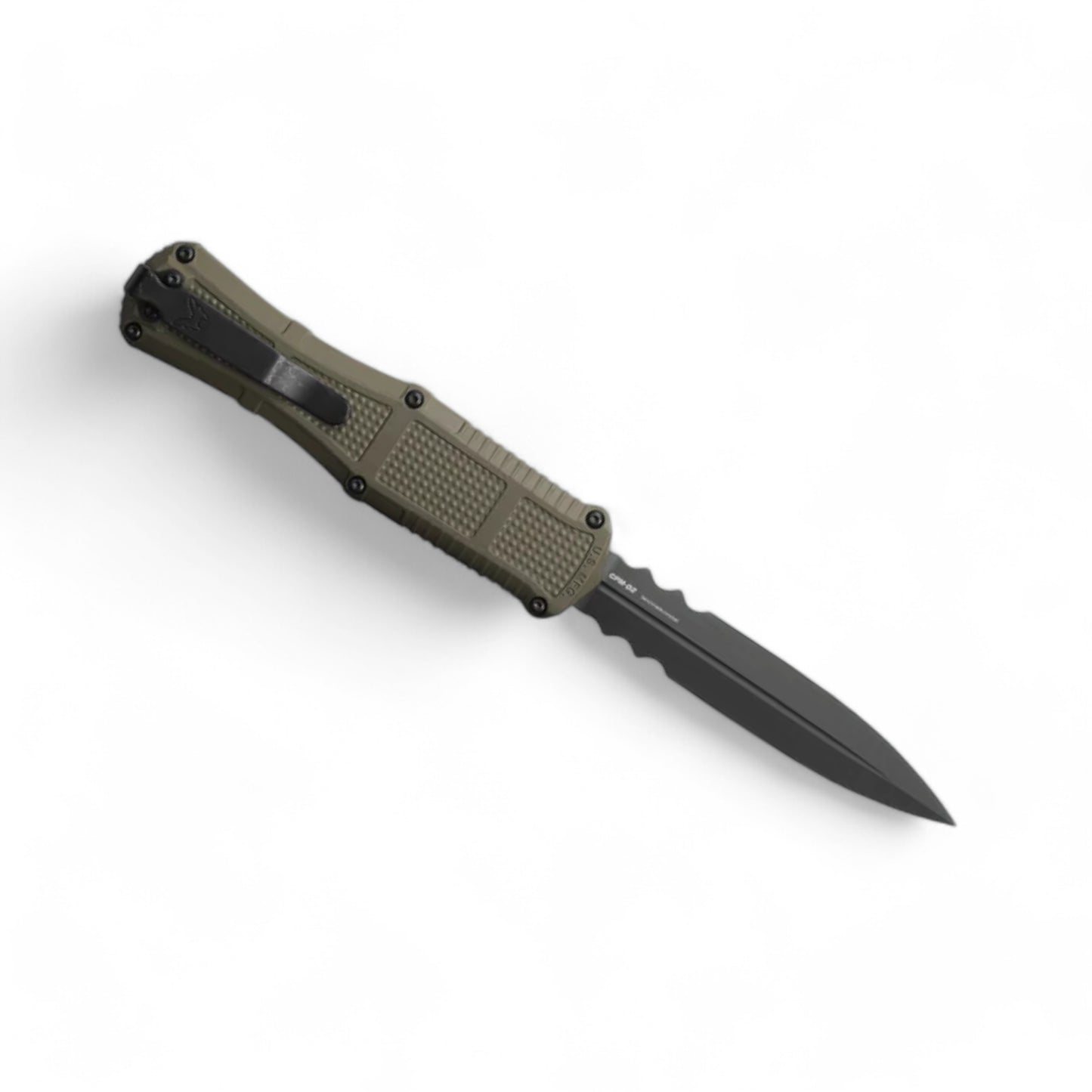 Benchmade | Claymore OTF | Ranger Green Grivory | Dagger | 3370SGY-1