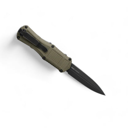 Benchmade | Mini Claymore | OTF | Ranger Green Grivory | Dagger | 3375GY-1