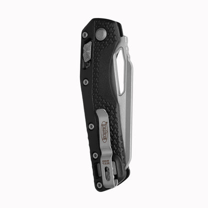 Microtech MSI S/E Apocalyptic Tri-Grip Black Folding Knife M390MK (210T-10APPMBK)