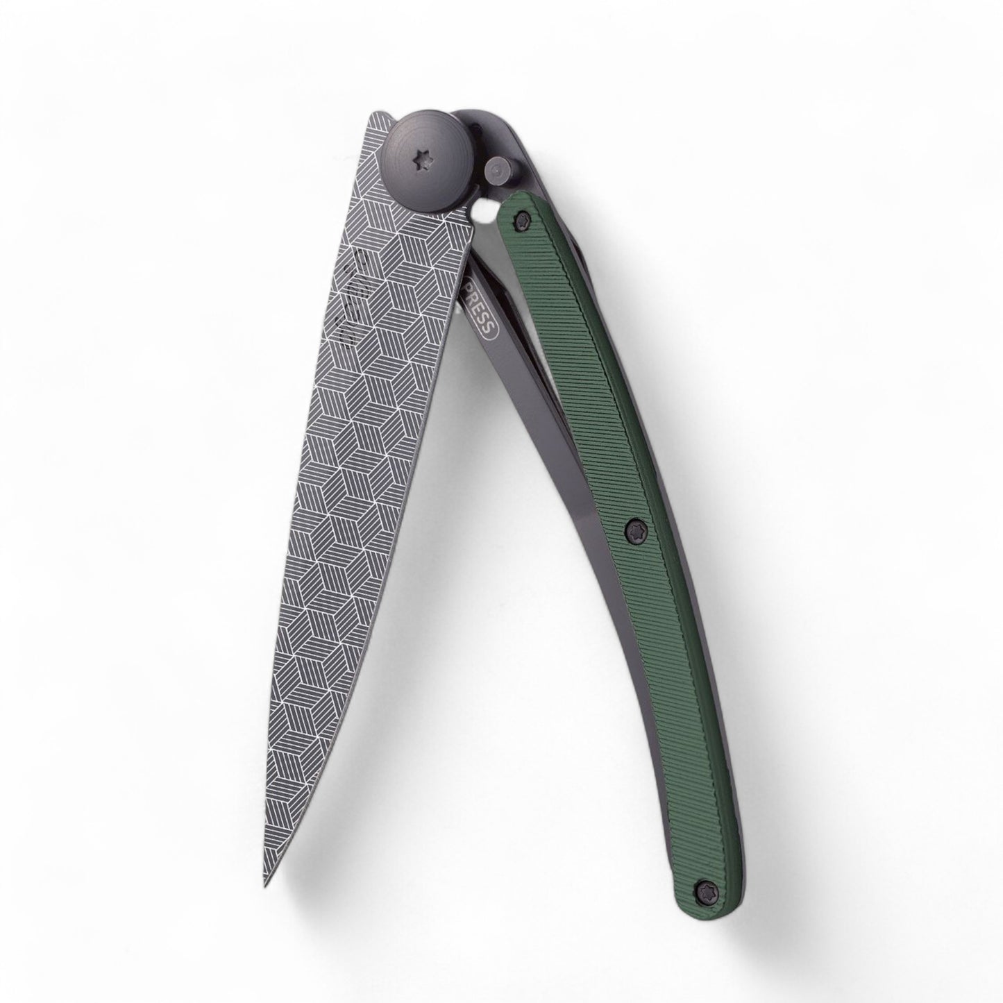 Deejo | 37g Green khaki aluminum / Perspective | 1GM000035