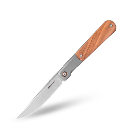 Real Barlow RB-7 | S35VN | Titanium & Inlayv-7893