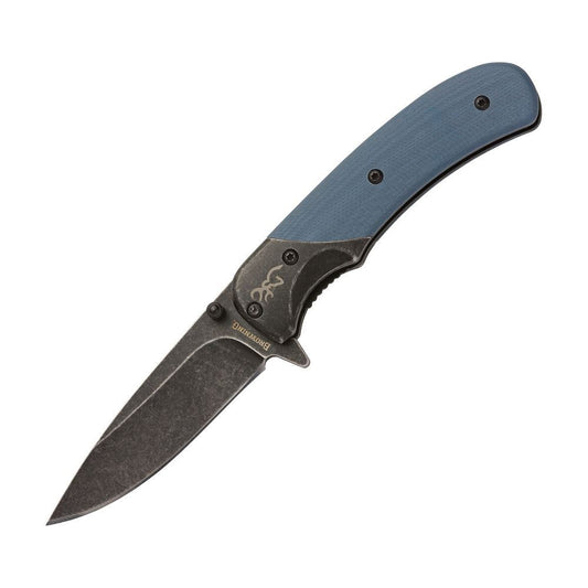 BR0365 Browning The Range Linerlock Pocket Knife Spring Assisted