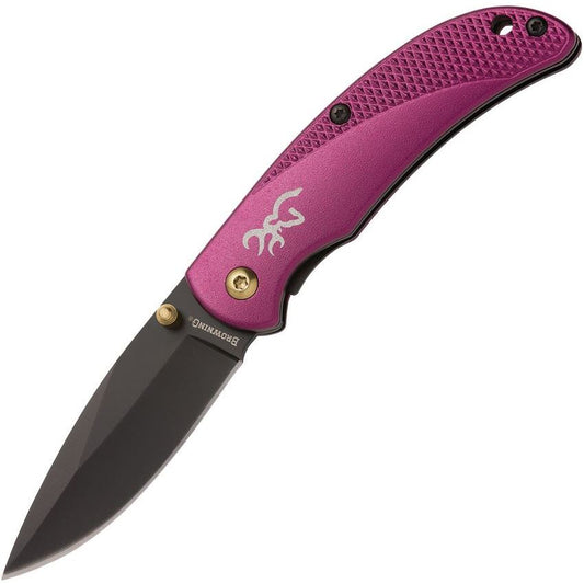 BR0343 Browning Prism 3 Linerlock Pocket Knife Purple