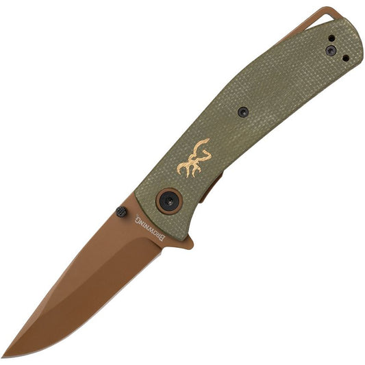 BR0516B Browning Small Trailside Linerlock Pocket Knife