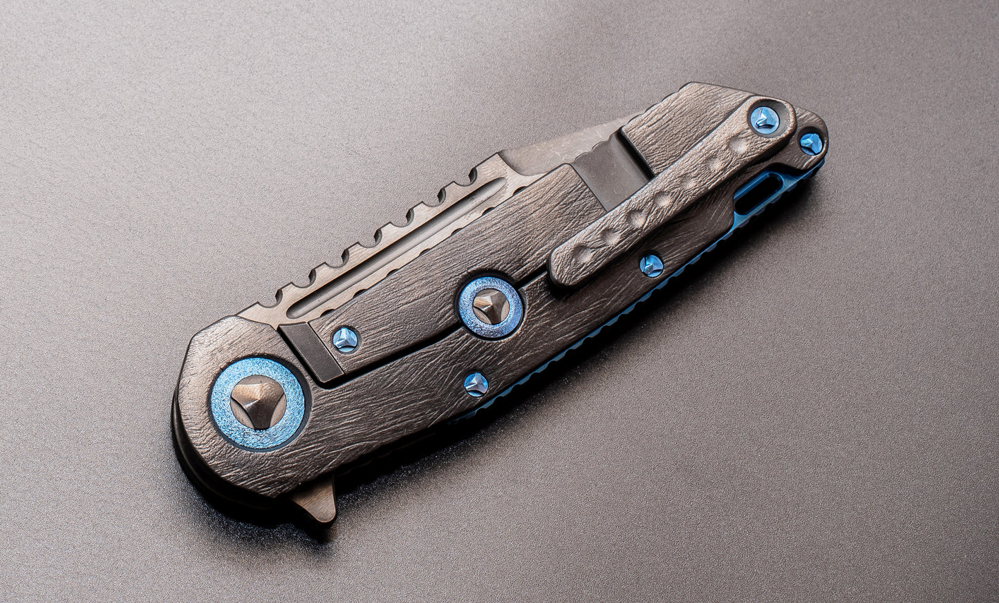 Marfione Custom Knives Warhound Flipper Knife