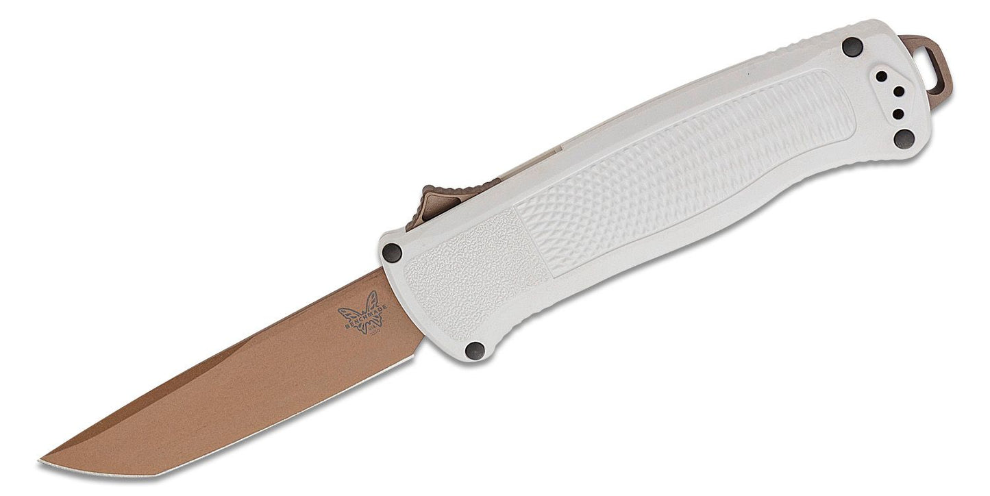 Benchmade Shootout OTF AUTO Knife-White