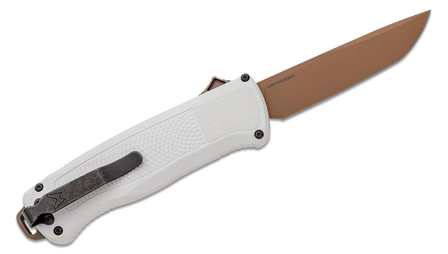 Benchmade Shootout OTF AUTO Knife-White