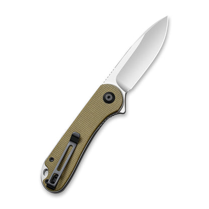 CIVIVI | Elementum Flipper Knife Micarta Handle | C907S